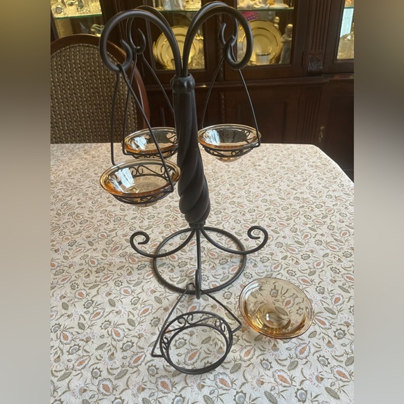 PartyLite Boho Global Fusion Tealight Tree candle holder 14.5”T Fairy Luminary - Picture 9 of 16